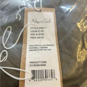 Nigel Sol Olive Pocket T-Shirt